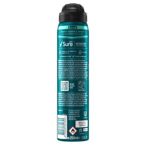 Sure Men 72hr Nonstop Protection Sensitive Antiperspirant Deodorant