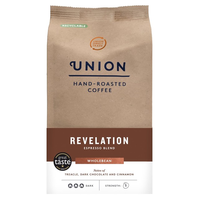 Union Hand-Roasted Revelation Espresso Whole Bean Coffee 200g