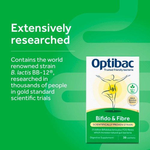 Optibac Probiotics Bifido & Fibre - 30 Sachets