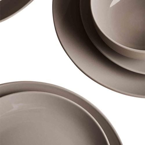 M&S 12 Piece Everyday Stoneware Dinner Set, Natural