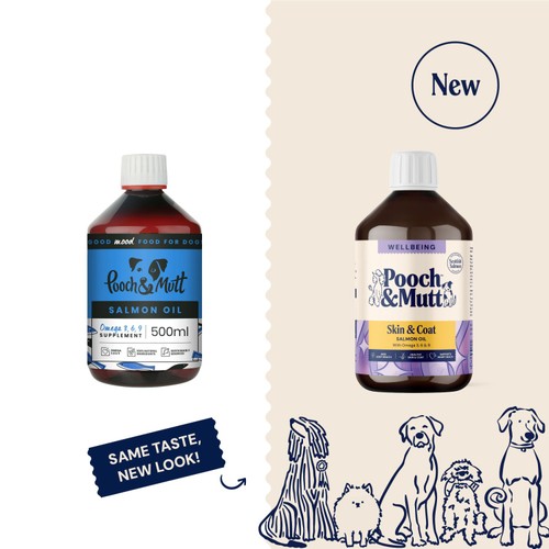 Pooch & Mutt Salmon Oil for Dogs & Cats