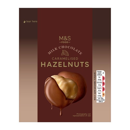 M&S Milk Chocolate Caramelised Hazelnuts