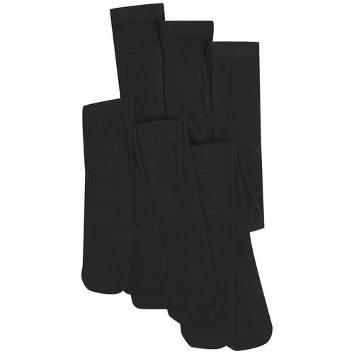 M&S Girls School Tights, 3 Pack, 2-3 Years, Black