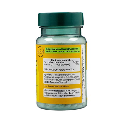 Holland & Barrett Vitamin D3 400 I.U. 10ug