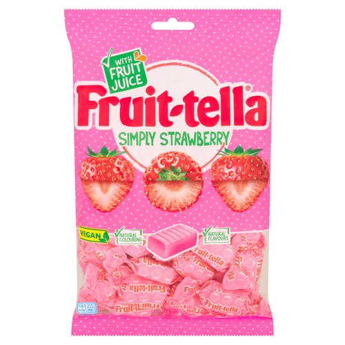 Fruit-tella Simply Strawberry Soft Chew Sweets