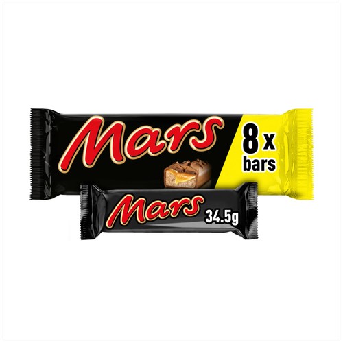 Mars Caramel, Nougat & Milk Chocolate Snack Size Bars Multipack
