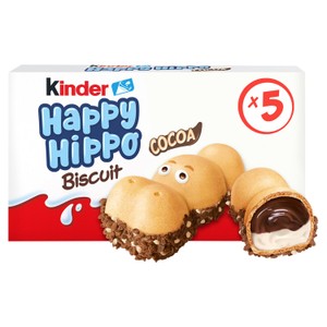 Kinder Happy Hippo Milk Chocolate & Hazelnut Biscuits Multipack