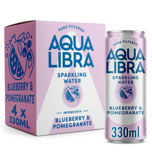 Aqua Libra Blueberry & Pomegranate Infused Sparkling Water