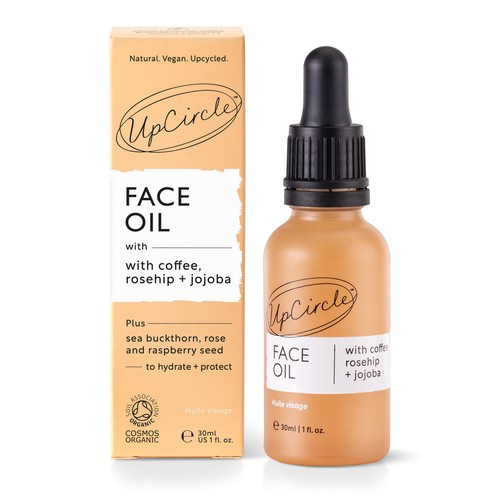 UpCircle Organic Face Oil with Coffee + Rosehip Oil