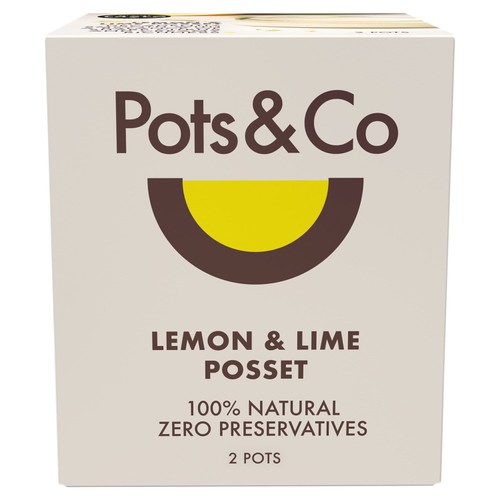 Pots & Co Lemon & Lime Posset Twin Pack