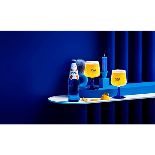 Kronenbourg 1664 Blanc Premium Lager Beer Bottle
