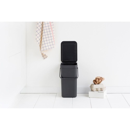 Brabantia Sort & Go Waste Bin  Grey 12L