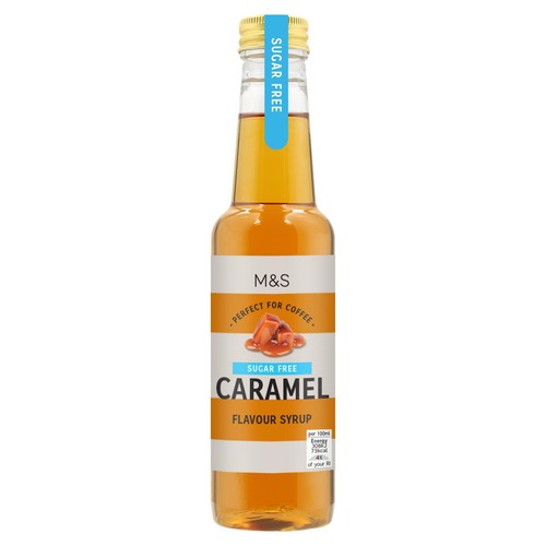 M&S Sugar Free Caramel Flavour Syrup