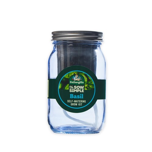 Mr Fothergills Seeds Basil Self Watering Grow Kit