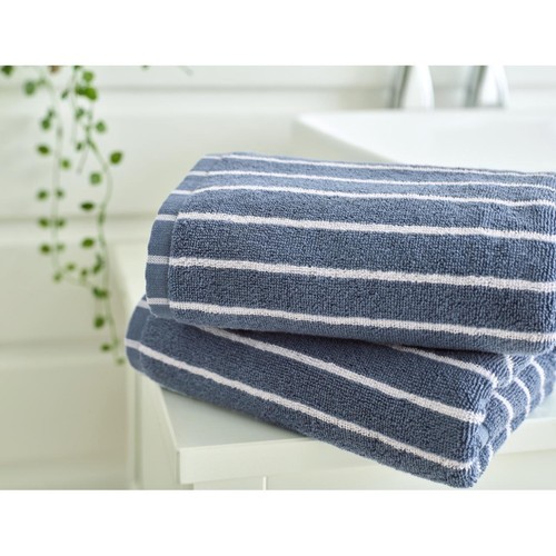 Deyongs Malmo Stripe Hand Towel Blue