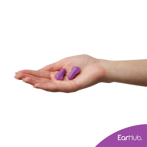 EarHub Sleepwell Purple Soft Foam Earplugs