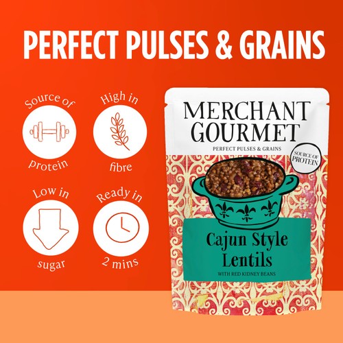 Merchant Gourmet Cajun-Style Lentils 