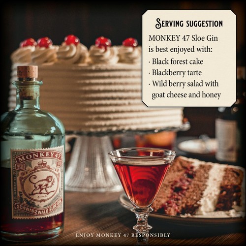 Monkey 47 Schwarzwald Sloe Gin