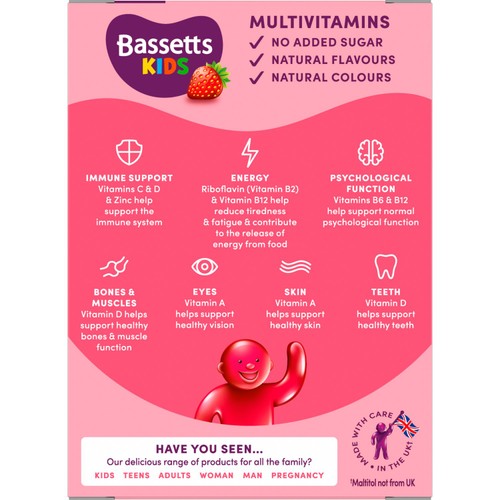 Bassetts Vitamins Multivitamins Strawberry 3-6 years