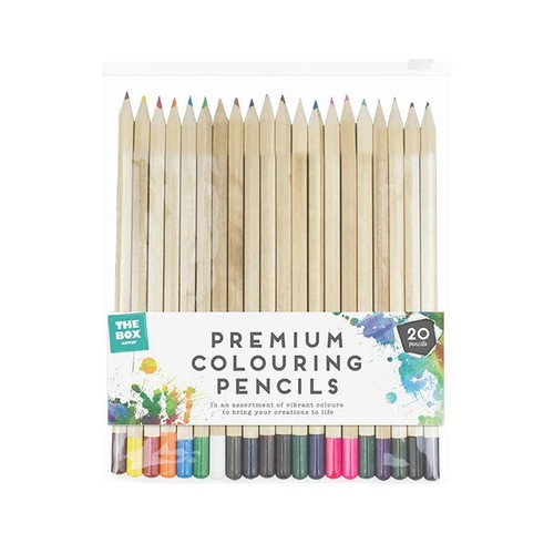 Premium Colouring Pencils - 20 Pack
