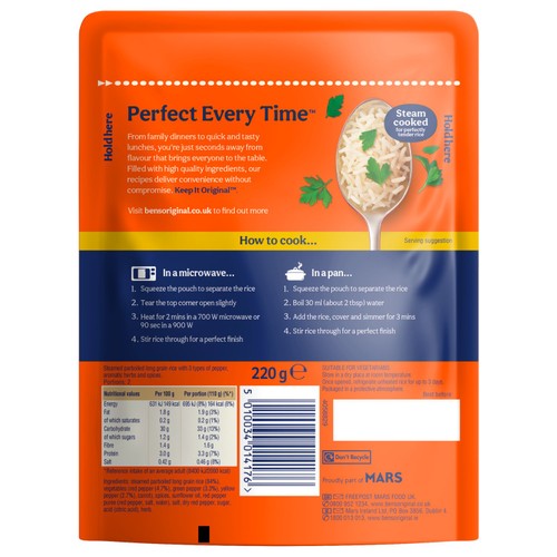 Ben's Original Mixed Pepper Microwave Rice