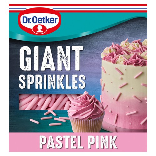 Dr Oetker Pastel Pink Giant Sprinkles