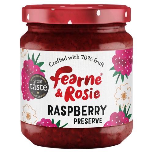 Fearne & Rosie Raspberry Jam 70% Fruit