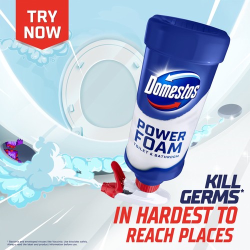 Domestos Power Foam Arctic Fresh Toilet Cleaner