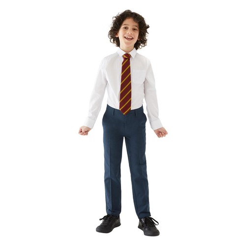 M&S Boys, Skinny Leg School Trousers, 10-11 Years, Navy