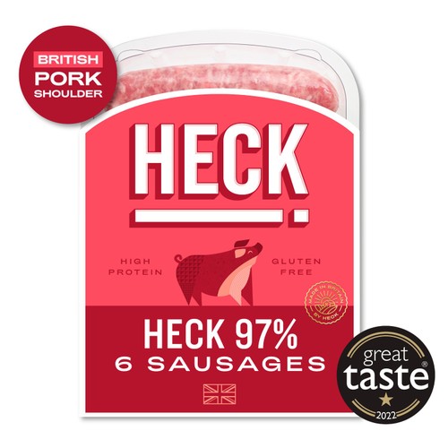HECK! 97% Pork Gluten Free Sausages