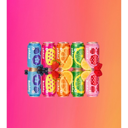 Poppi Lemon Lime Soda Cans