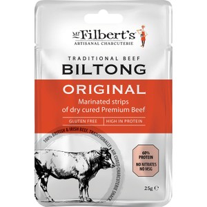 Mr Filberts Traditional Beef Biltong - Original