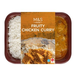 M&S Fruity Chicken Curry with Rice