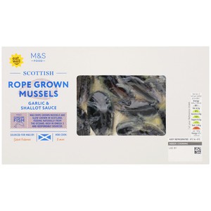 Mussels in a Garlic & Shallot Sauce