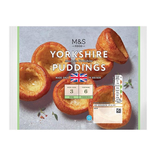 M&S 6 Yorkshire Puddings