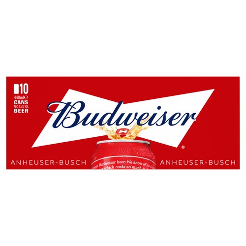 Budweiser Lager Beer Cans