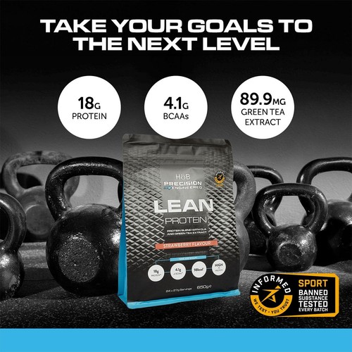 H&B Precision Engineered Lean Protein Powder Strawberry