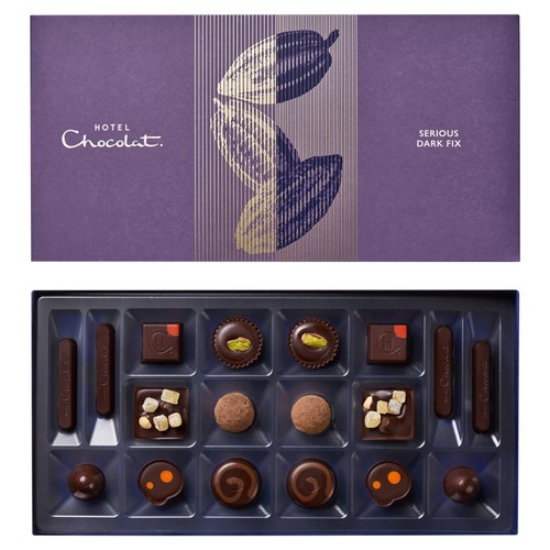 Hotel Chocolat - Serious Dark Fix Chocolate Box