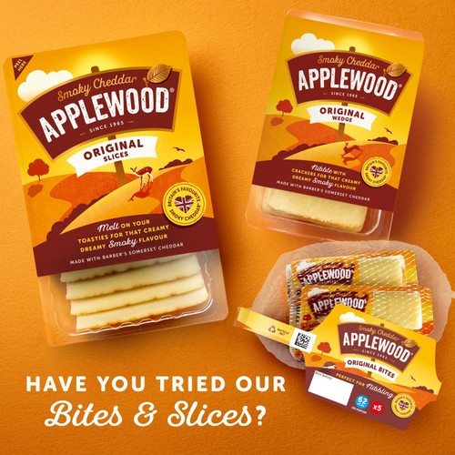 Smoke Flavoured Ilchester Applewood Cheddar