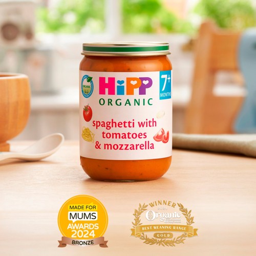 HiPP Organic Spaghetti Bolognese Baby Food Jar 7+ Months