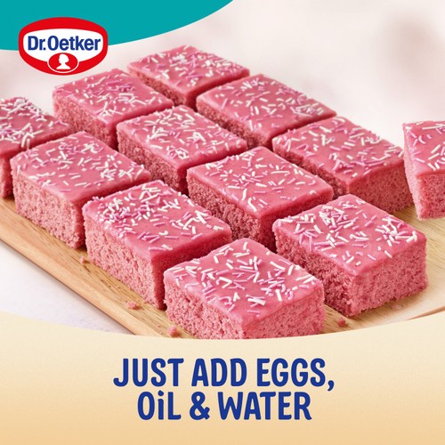 Oetker Pink Old School Traybake Mix Ocado - Main Image