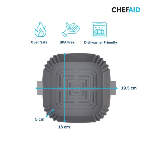 Chef Aid Air Fryer Liner 20 x 19.5 x 5cm