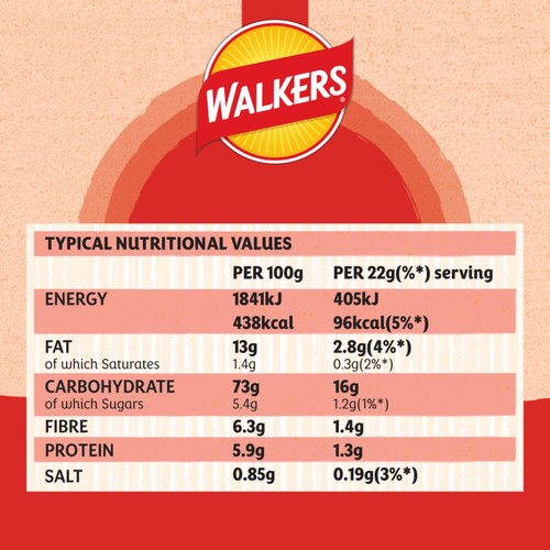 Walkers Baked Sea Salt Multipack Snacks