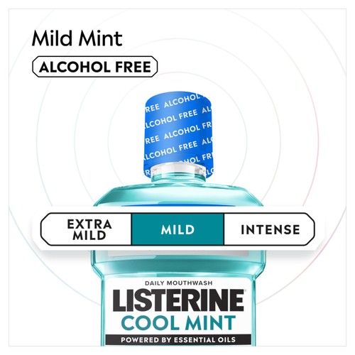 Listerine Cool Mint Mild Mint Alcohol Free Mouthwash