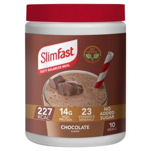 SlimFast Cafe Latte Meal Shake Powder 10 Meals