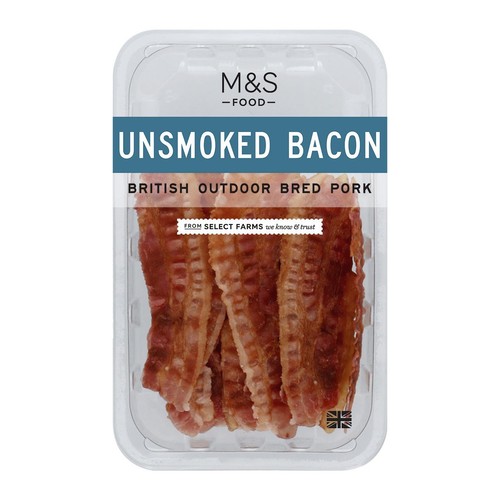 M&S British Crispy Unsmoked Bacon Strips