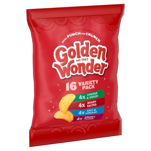 Golden Wonder Variety Crisps Multipack