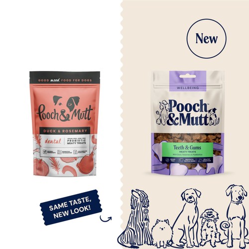 Pooch & Mutt Duck and Rosemary Dental Meaty Dog Treats