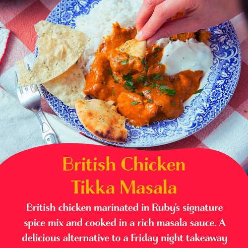 ByRuby British Chicken Tikka Masala Serves 2