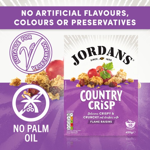 Jordans Country Crisp Flame Raisins Breakfast Cereal